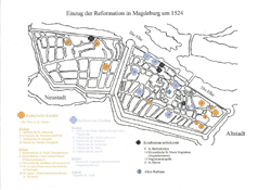 Vorschaubild Karte Unterrichtsentwurf Reformation und Konfessionalisierung in Magdeburg