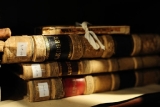 Fotographie alter Bücher